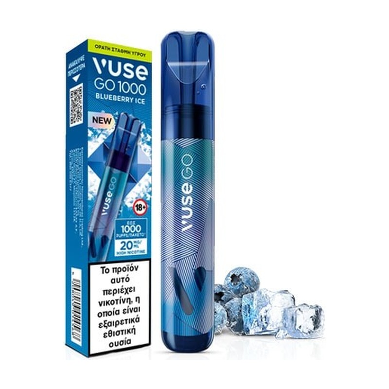 AI: Vuse Go 1000 Pen Blueberry Raspber. - 18mg