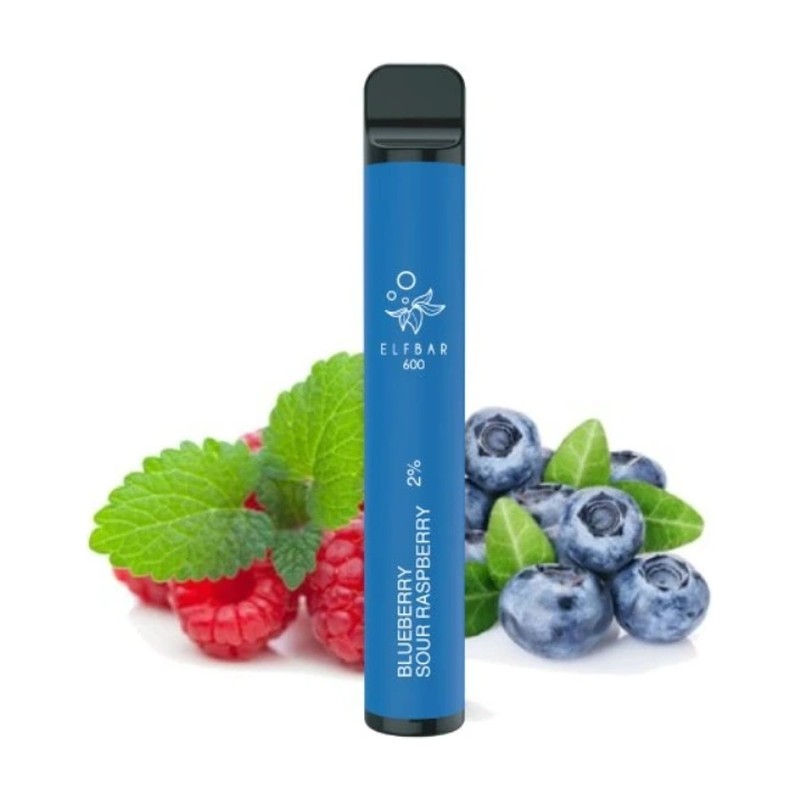 AI: Elf Bar 600 Blueberry Sour Raspberry - 20mg