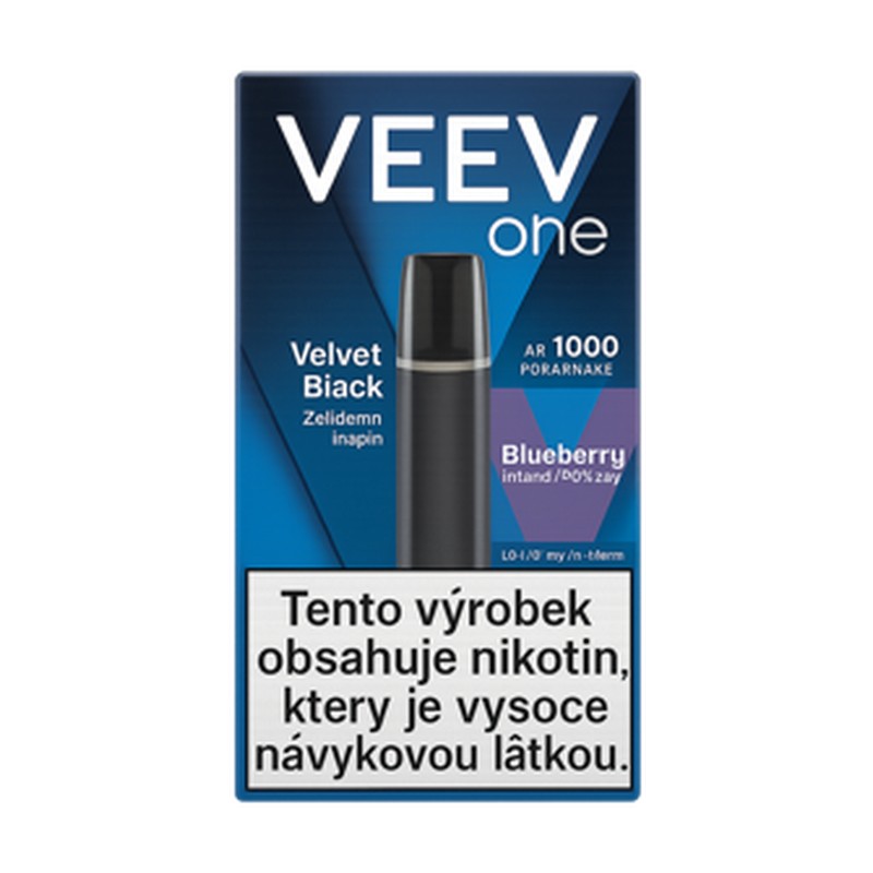 AI: Veev One Starter Kit Velvet Black+Blueberry - 18mg