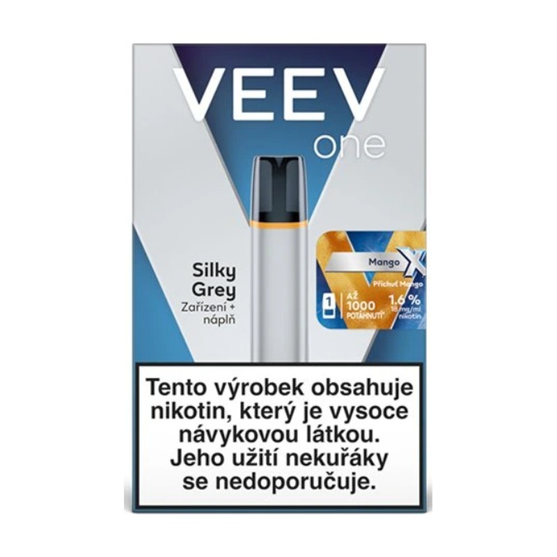 AI: Veev One Starter Kit Silky Grey+X Mango - 18mg