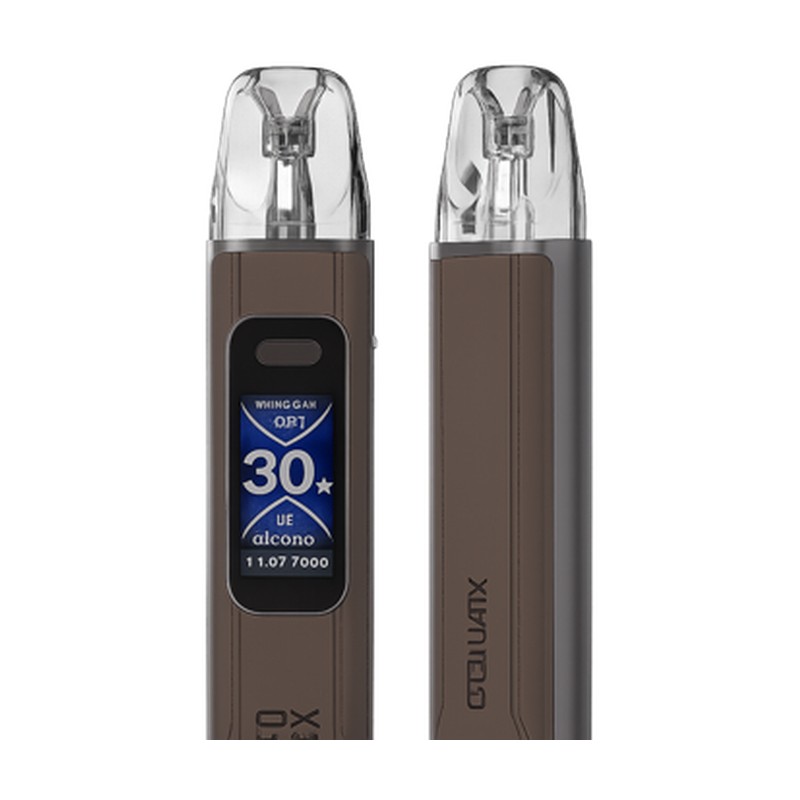AI: OXVA Xlim Pro 3 e-cigarette 1500mAh Brown Leather