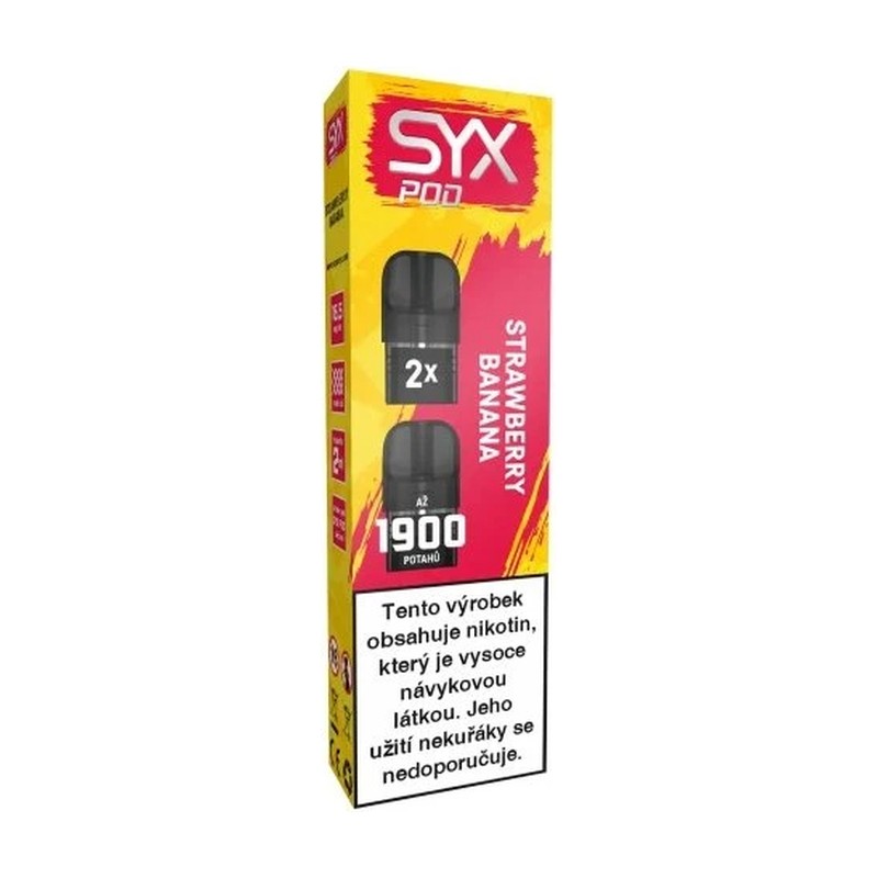 AI: Syx Pod Náplň Strawberry Banana 2x2ml - 16.5mg