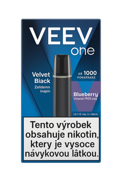 AI: Veev One Starter Kit Velvet Black+Blueberry - 18mg