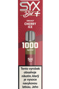 AI: Syx Bar 1000 Cherry - 16.5mg