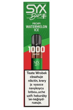 AI: Syx Bar 1000 Watermelon Ice - 16.5mg