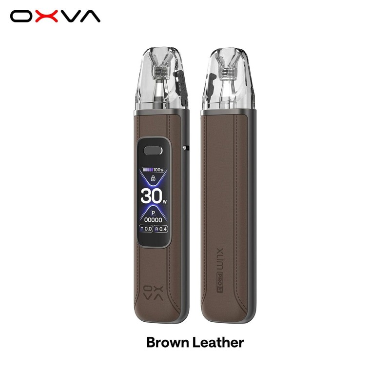 AI Find: OXVA Xlim Pro 3 e-cigarette 1500mAh Brown Leather