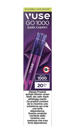 AI Find: Vuse Go 1000 Pen Dark Cherry - 20mg