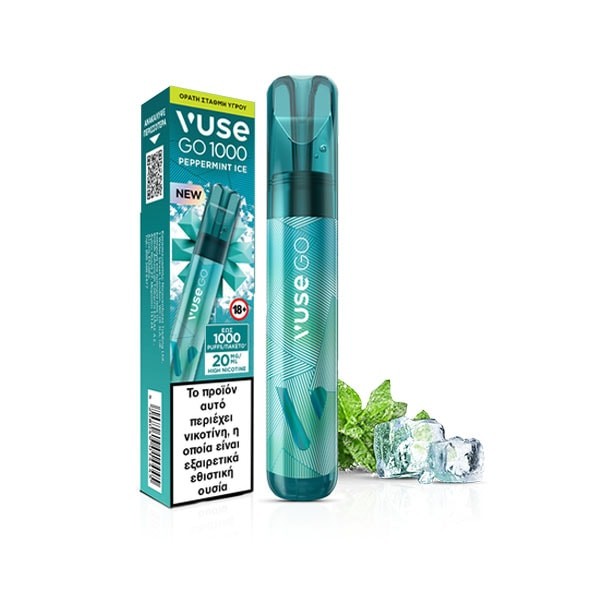 AI Find: Vuse Go 1000 Pen Peppermint - 18mg