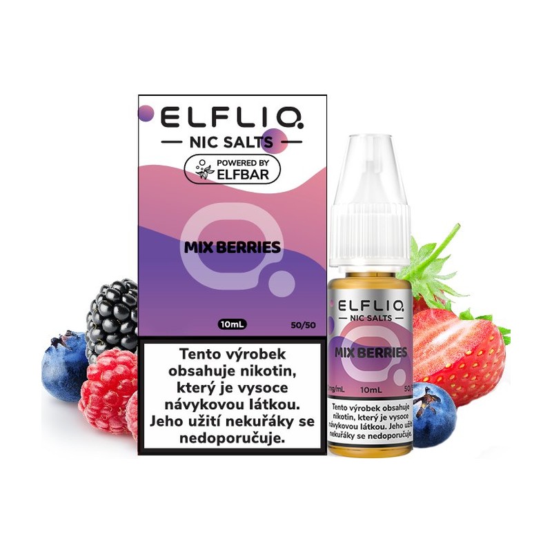 AI: Eliquid Elfliq Nic Salt Mixed Berries 10ml - 20mg
