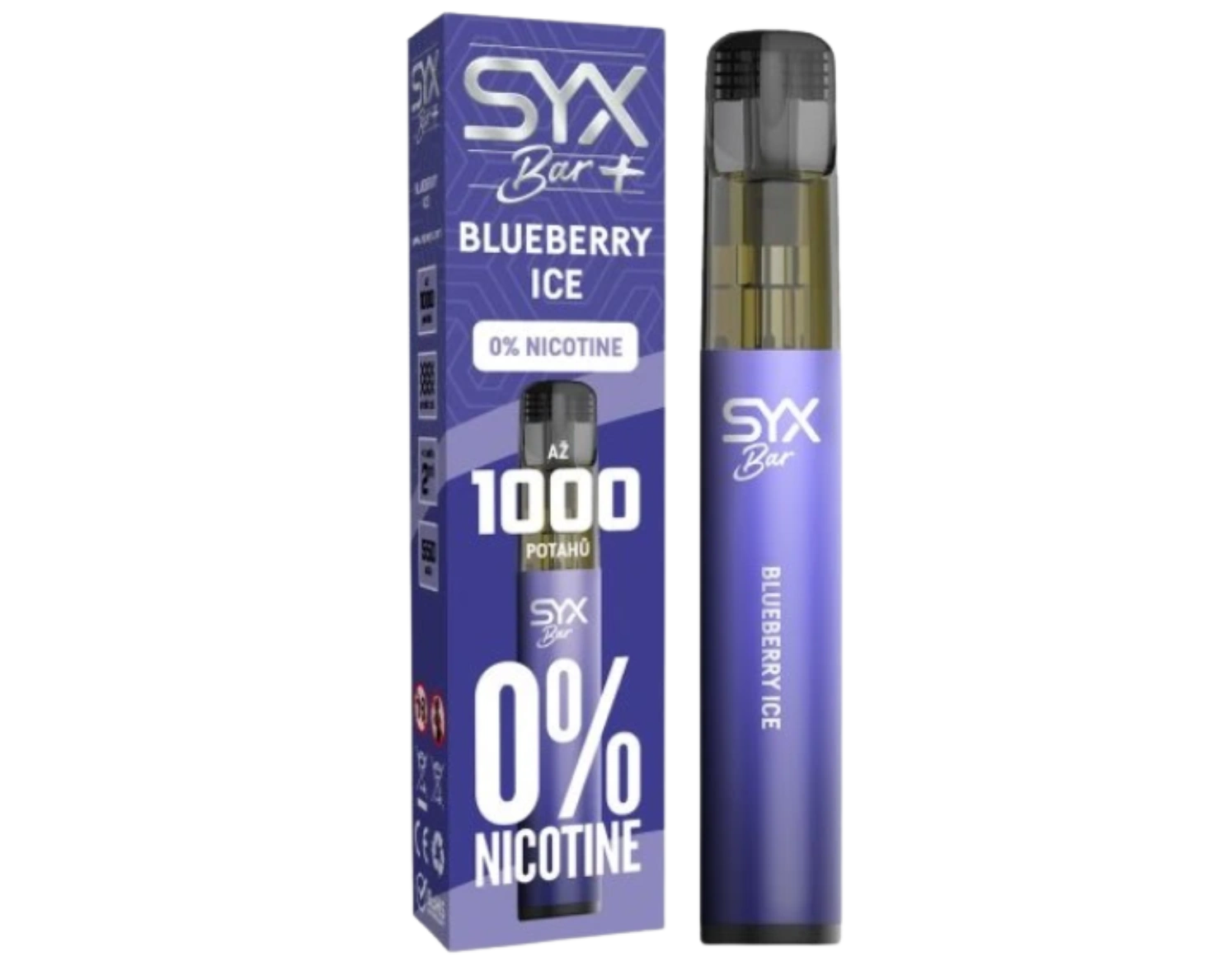 [SXBBLUICE0] Syx Bar 1000 Blueberry Ice - 0mg