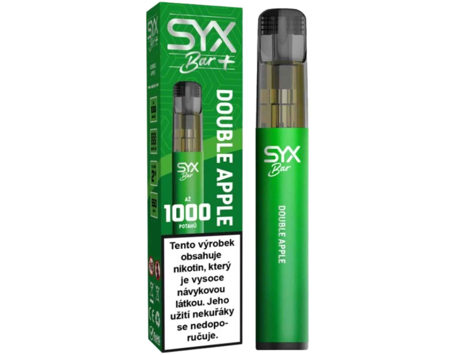 [SXBDOUAPP16] Syx Bar 1000 Double Apple - 16.5mg