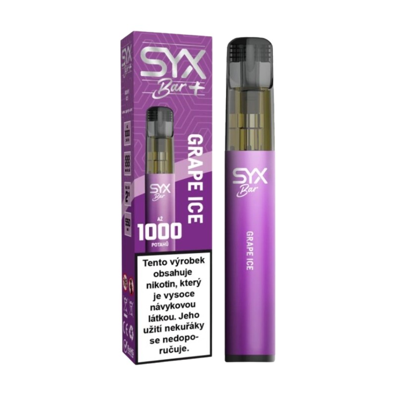 [SXBGRAICE16] Syx Bar 1000 Grape Ice - 16.5mg