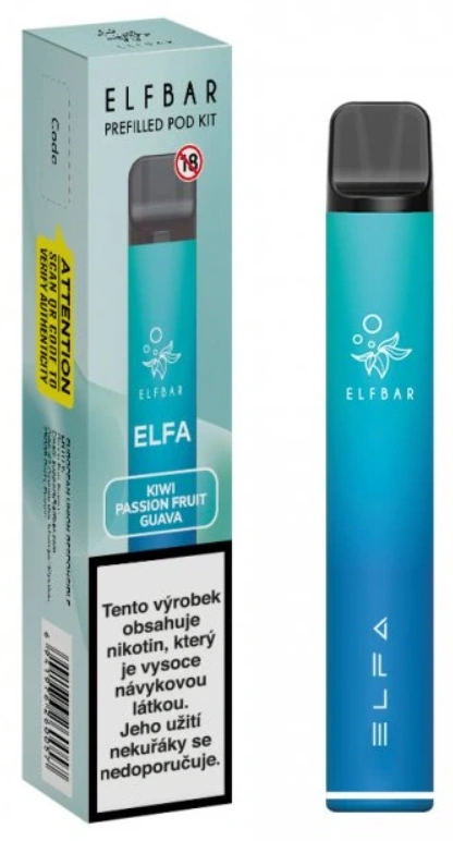 Elfa Kit Blue Kiwi Passion Fruit Guava 2ml - 20mg