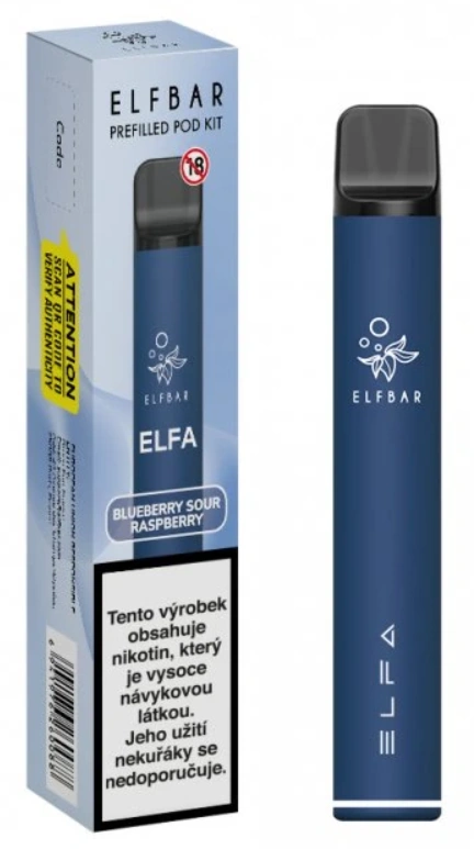 [ELFADARBLUBLURAS20] Elfa Kit Dark Blue Blueberry Raspberry 2ml - 20mg