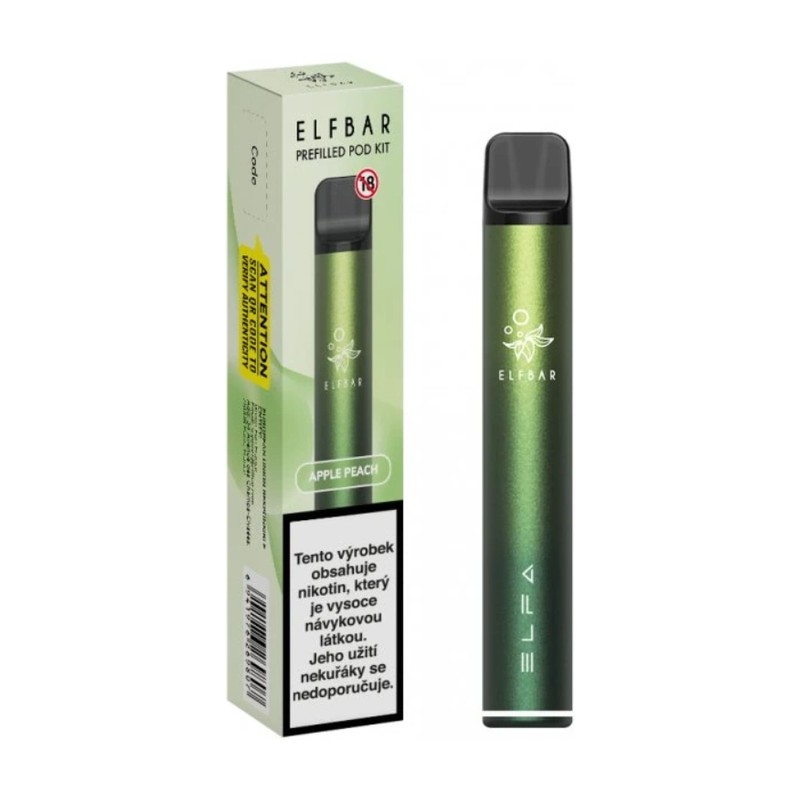 [ELFAGREAPPPEA20] Elfa Kit Green Apple Peach 2ml - 20mg