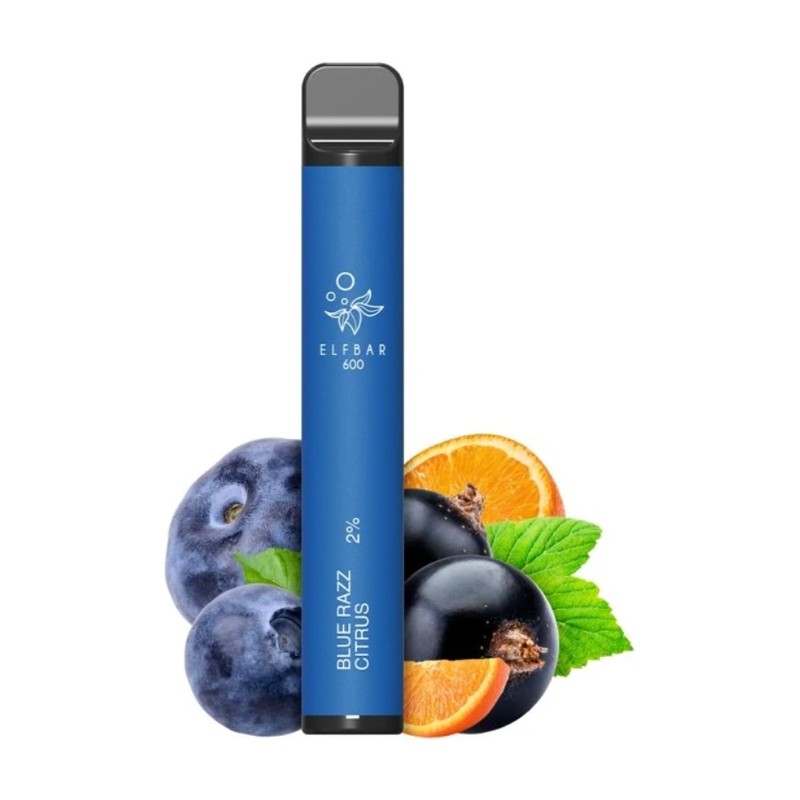 [EBBLURAZCIT20] Elf Bar 600 Blue Razz Citrus - 20mg
