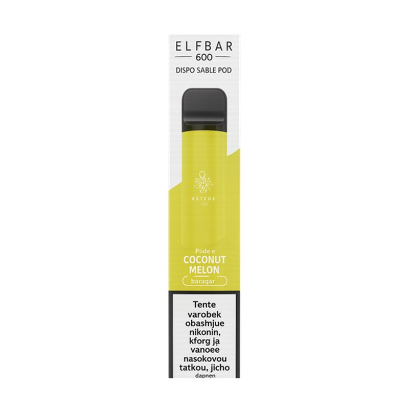 [EBCOCMEL20] Elf Bar 600 Coconut Melon - 20mg