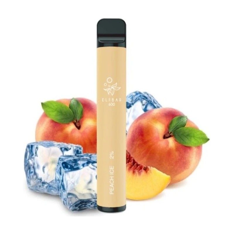 [EBPEAICE20] Elf Bar 600 Peach Ice - 20mg