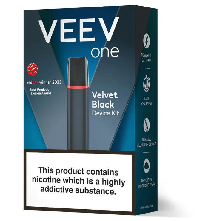 Veev One Starter Kit Velvet Black+Blended Tobacco - 18mg