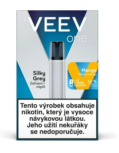 [VEEVONESILGREMAN18] Veev One Starter Kit Silky Grey+Mango - 18mg