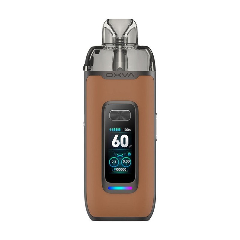 [OXVAVPRIMEBROLEA] OXVA VPRIME e-cigarette 2600mAh Brown Leather