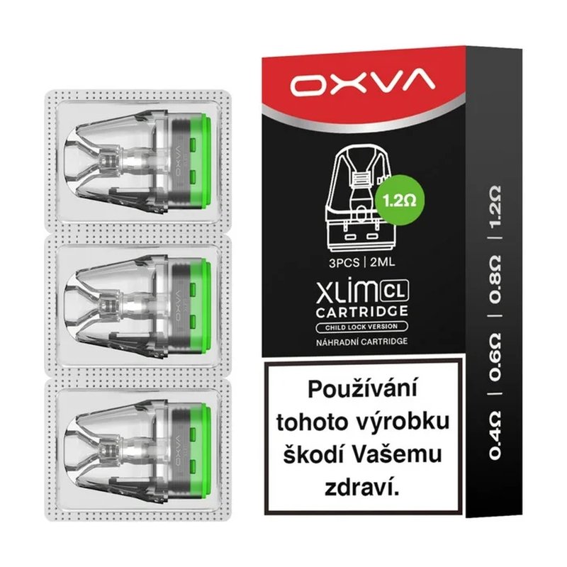 [OXVANEXLIMCLCART12OHM3PK] OXVA NeXLIM CL cartridge 1,2ohm 2ml 3Pack