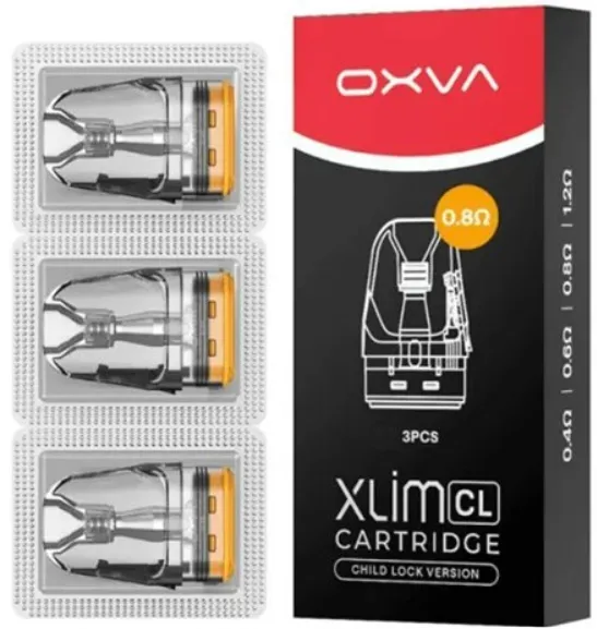 OXVA Xlim CL/V3 Pod Top Fill cartridge 0,8ohm 2ml 3Pack