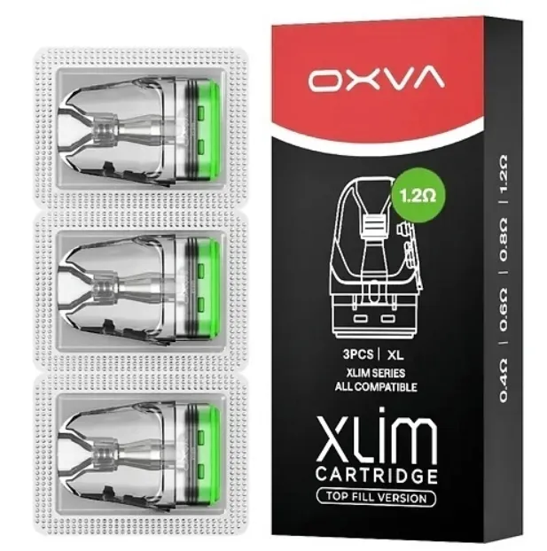 OXVA Xlim CL/V3 Pod Top Fill cartridge 1,2ohm 2ml 3Pack