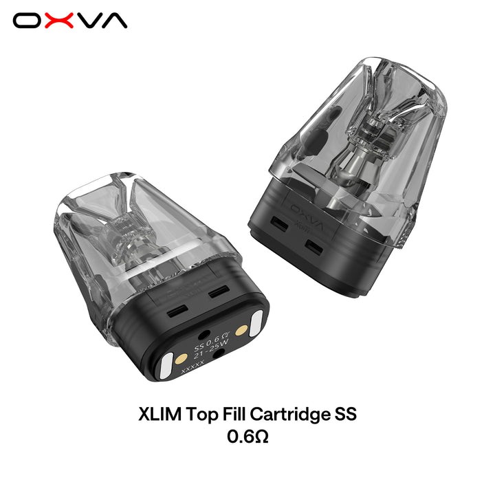 OXVA Xlim Top Fill SS cartridge 0,6ohm 2ml 3Pack
