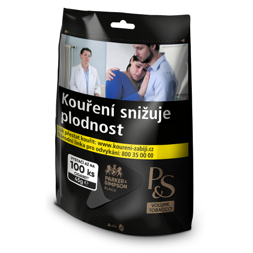 [PSBLA45G] P&S Black 45g - cigaretový tabák