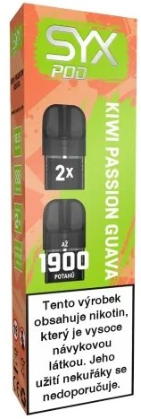[SYXPODKIWPASGUA16] Syx Pod Náplň Kiwi Passion Guava 2x2ml - 16.5mg