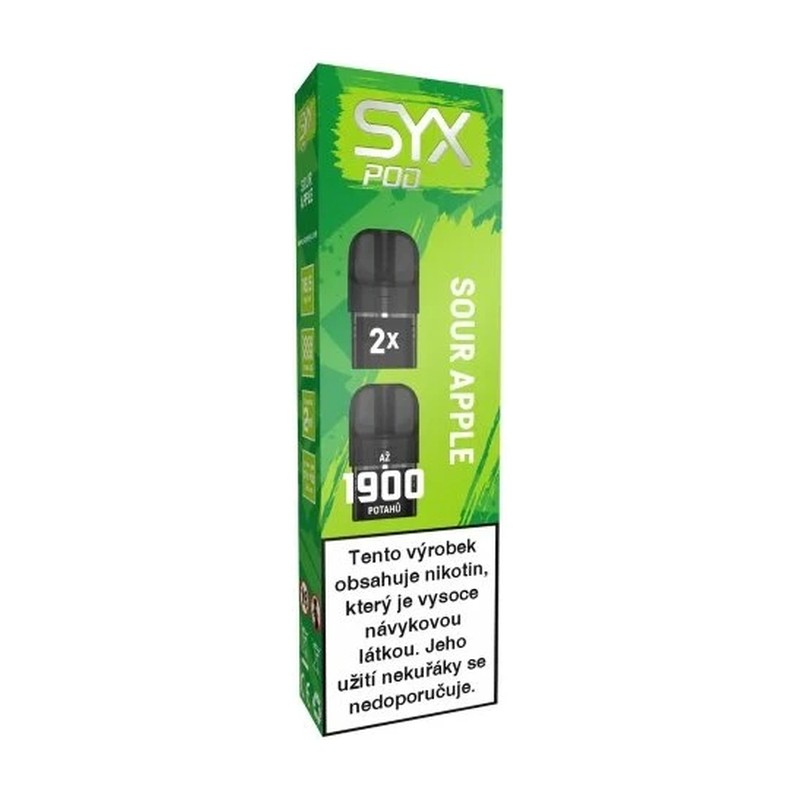 [SYXPODSOUAPP16] Syx Pod Náplň Sour Apple 2x2ml - 16.5mg