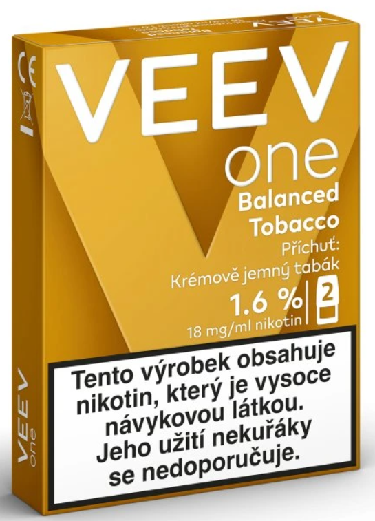 [VEEVONEBALTOB18] Veev One Náplň Balanced Tobacco 2ks - 18mg