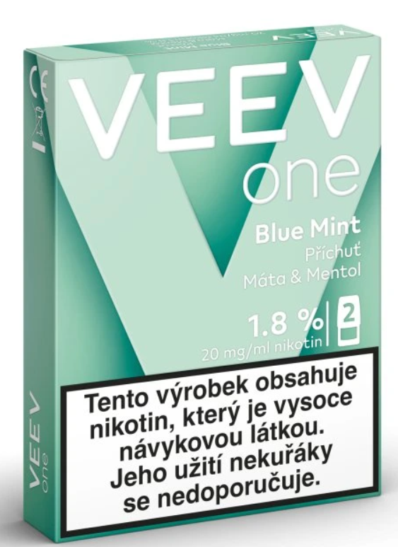[VEEVONEBLUMIN18] Veev One Náplň Blue Mint 2ks - 18mg