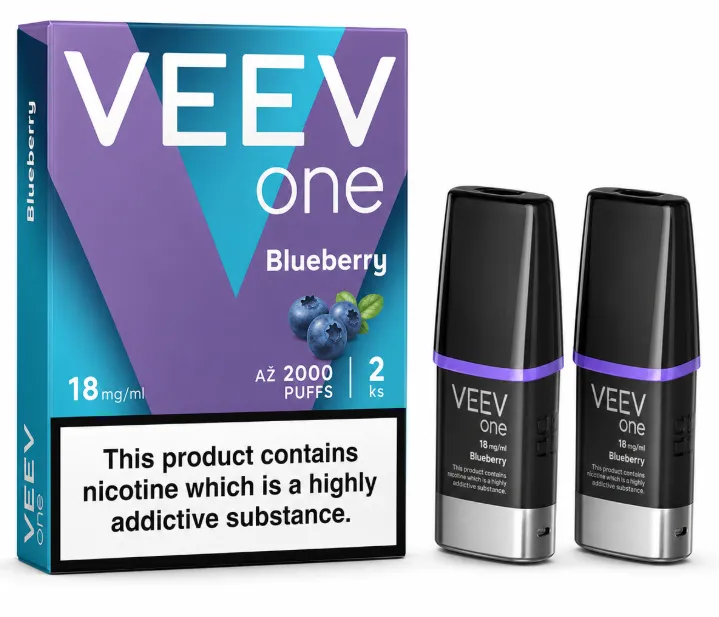 [VEEVONEBLU18] Veev One Náplň Blueberry 2ks - 18mg