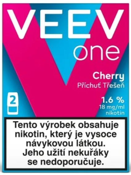 [VEEVONECHE18] Veev One Náplň Cherry 2ks - 18mg