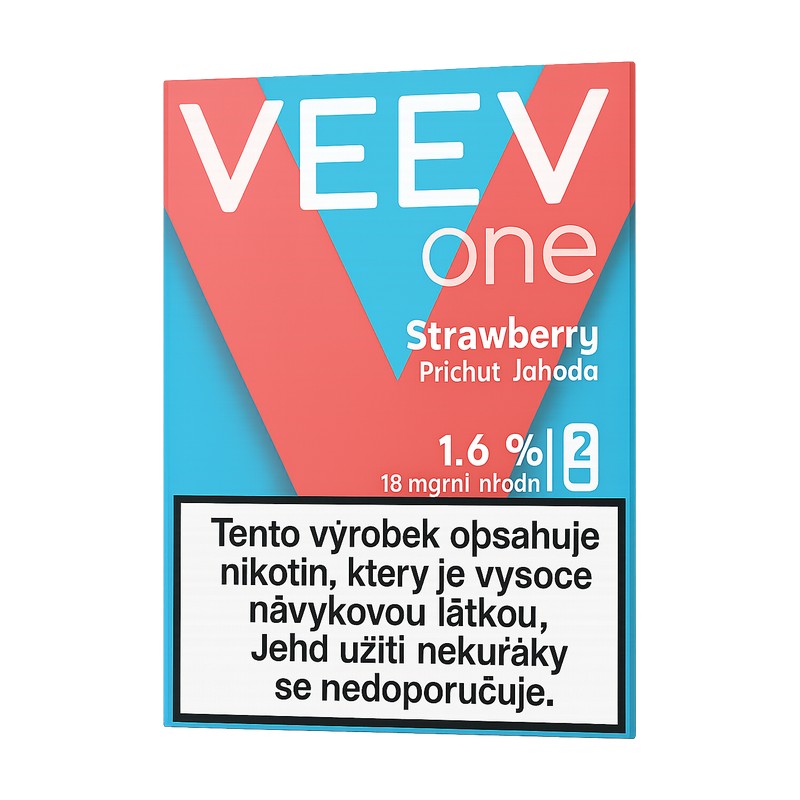 [VEEVONESTR18] Veev One Náplň Strawberry 2ks - 18mg