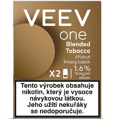 [VEEVONEBLETOB18] Veev One Náplň Blended Tobacco 2ks - 18mg