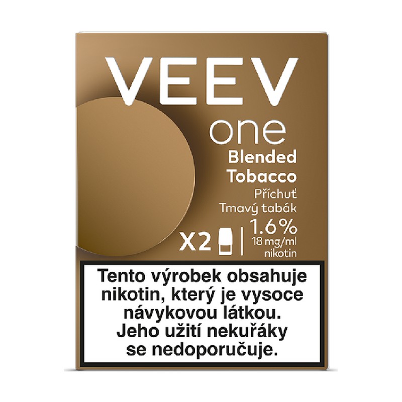 [VEEVONEBLETOB18] Veev One Náplň Blended Tobacco 2ks - 18mg
