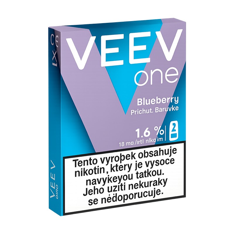 [VEEVONEXBLU18] Veev One X Náplň Blueberry 2ks - 18mg