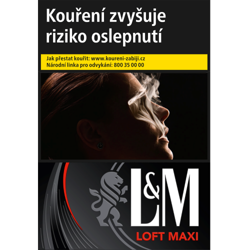 [LMLOFMAXTRUBLASLI38S290] L&M LOFT MAXI True Black SLI 38's 290.00 U