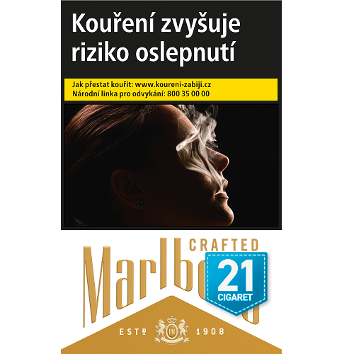 [MARCRAGOLKS21S161] Marlboro Crafted Gold KS 21's 161.00 U