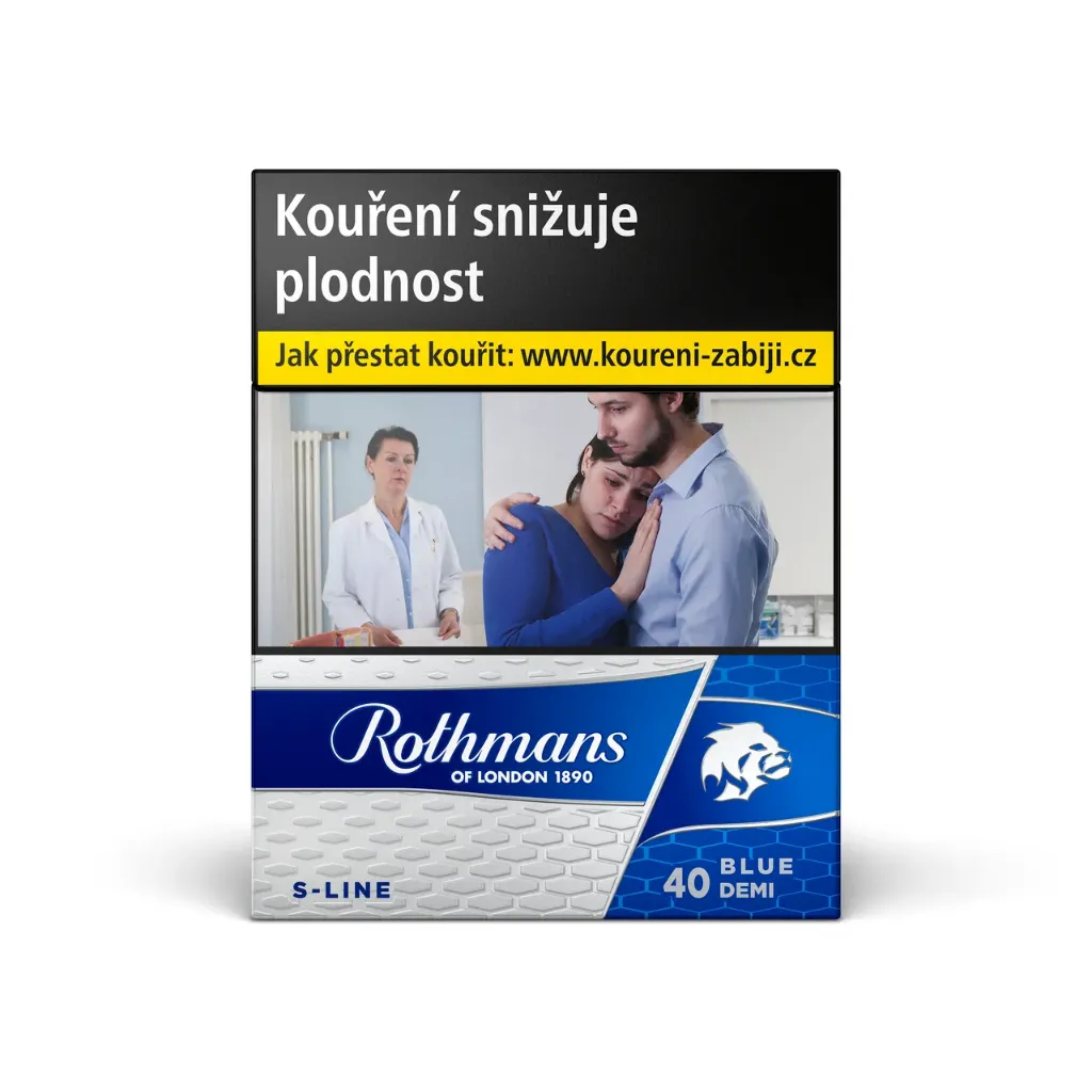 [ROTSLIN40SBLU300] Rothmans S-Line 40s Blue 300 U