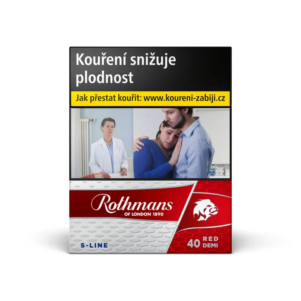 Rothmans S-Line 40s Red 300 U