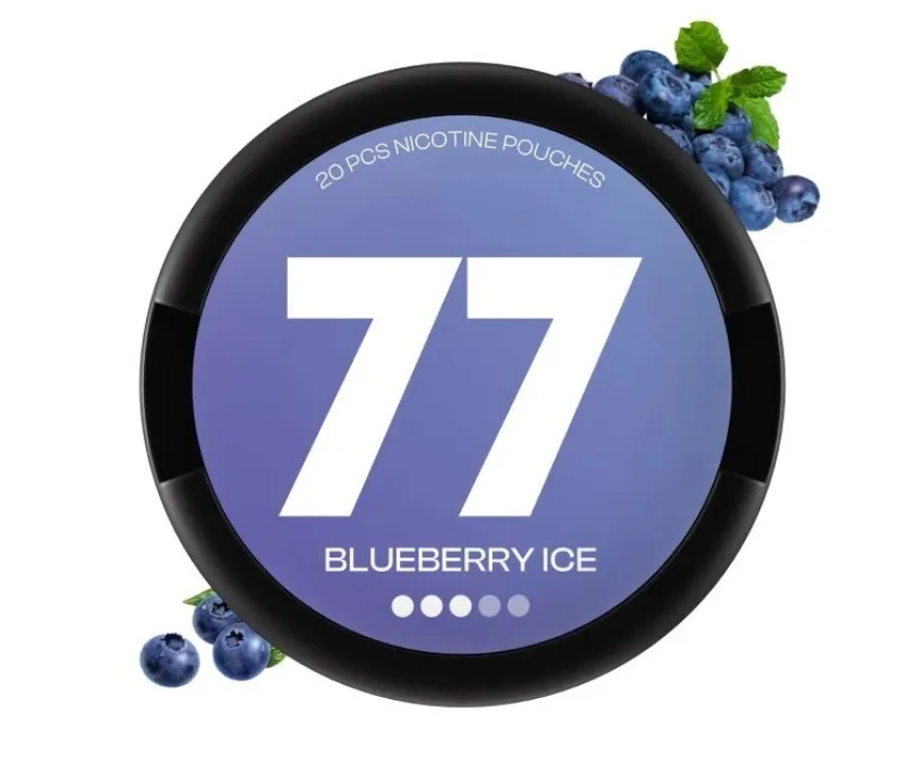 [77BLUICE] 77 Nikotinové sáčky Blueberry Ice