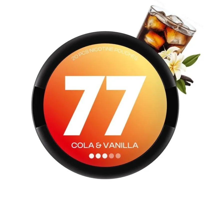 77 Nikotinové sáčky Cola Vanilla
