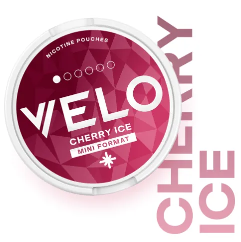 [VELOCHEICE4] Velo Nikotinové sáčky Cherry Ice - 4mg