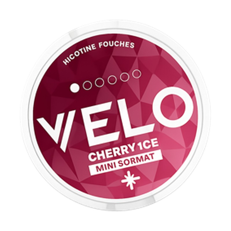 [VELOCHEICE4] Velo Nikotinové sáčky Cherry Ice - 4mg
