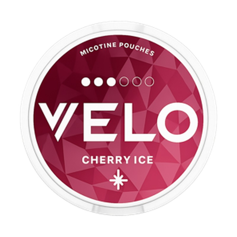 [VELOCHEICE8] Velo Nikotinové sáčky Cherry Ice - 8mg