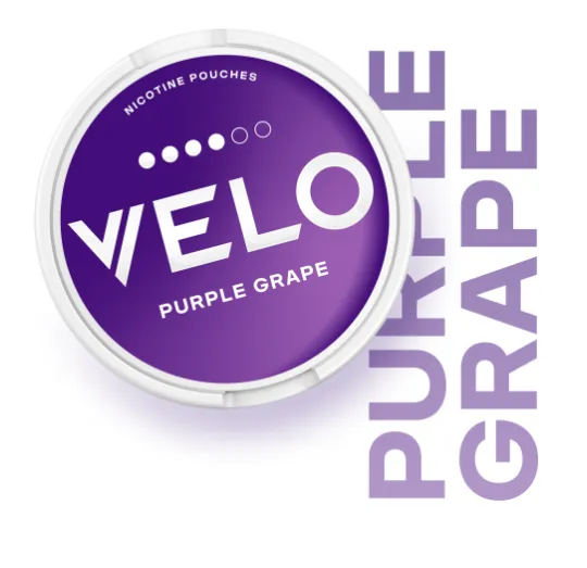 [VELOPURGRA10] Velo Nikotinové sáčky Purple Grape - 10.9mg